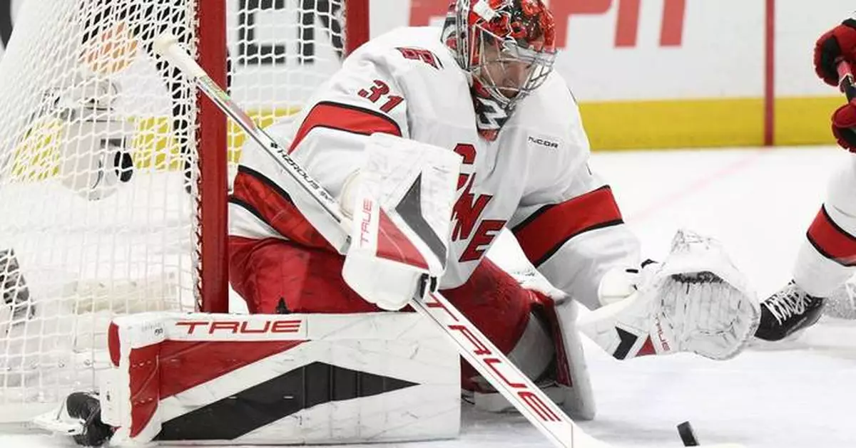 Frederik Andersen returns from missing end of 1st round to help Hurricanes beat Capitals in Game 1