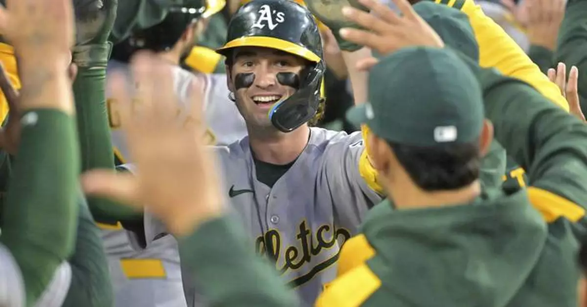 Jacob Wilson comes home to Los Angeles and leads Athletics' 18-hit attack in 11-1 rout of Dodgers