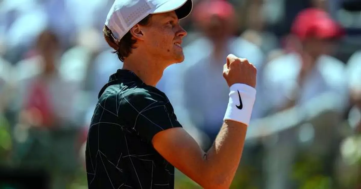 Sinner returns from doping ban to great fanfare at Italian Open