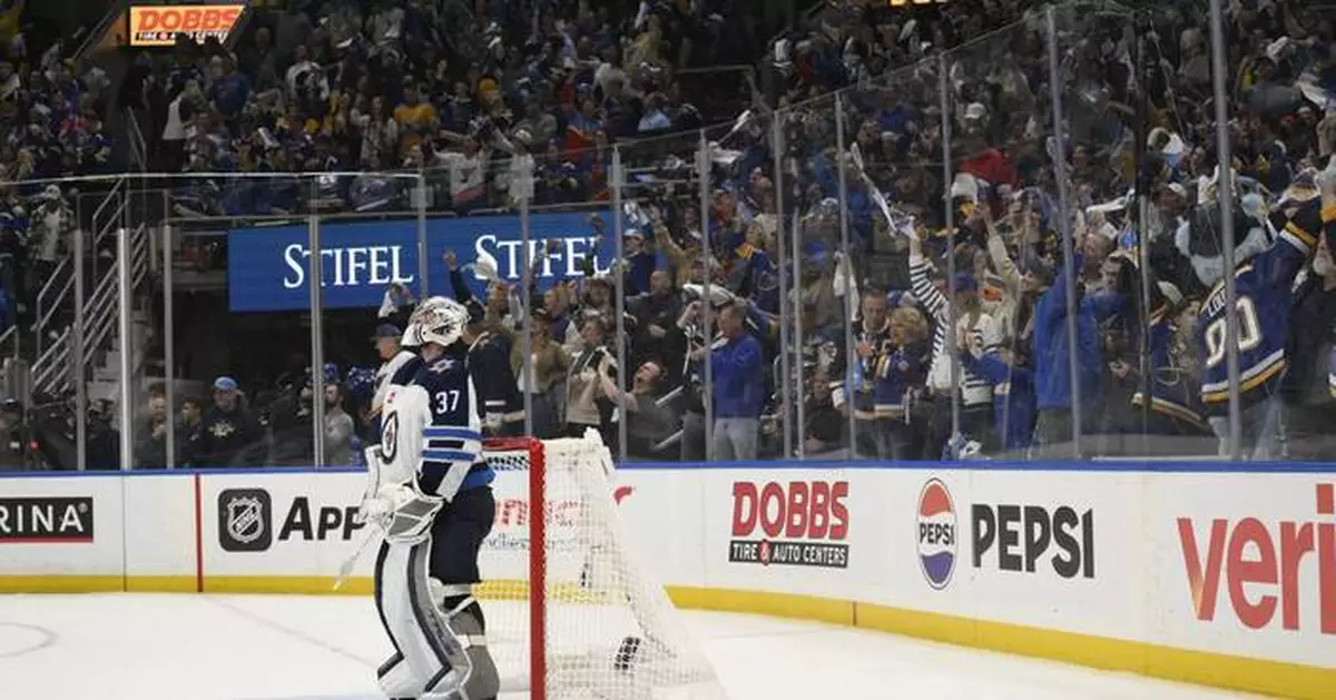 Connor Hellebuyck and the Jets host the Blues in Game 7 of their 1st-round NHL playoff series