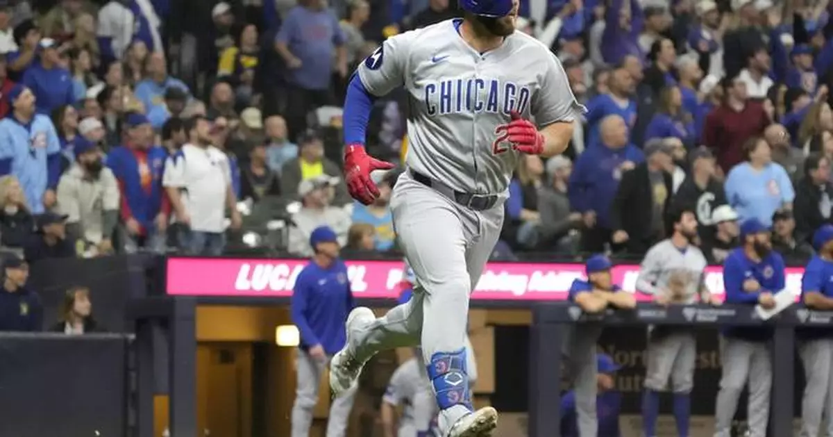 Michael Busch hits grand slam and Pete Crow-Armstrong homers twice in Cubs' 10-0 win over Brewers