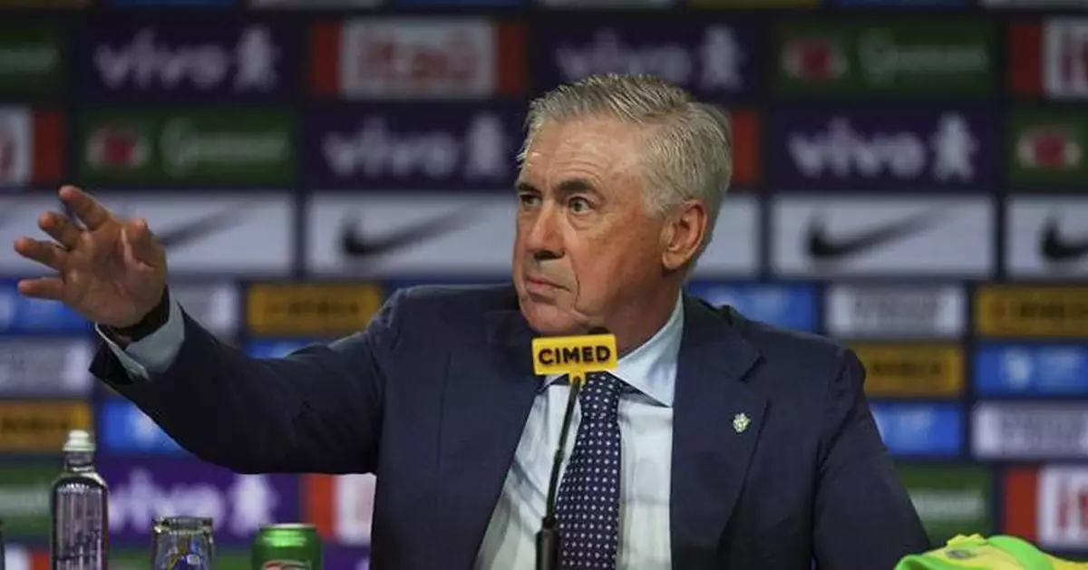 New Brazil coach Ancelotti turns down Neymar and predicts a 'better' Vinicius Júnior