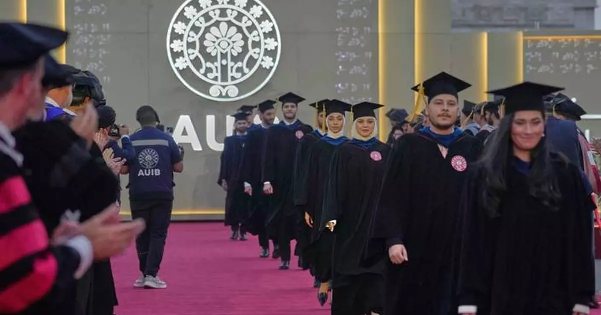 First class graduates from American University of Baghdad, once Saddam's palace