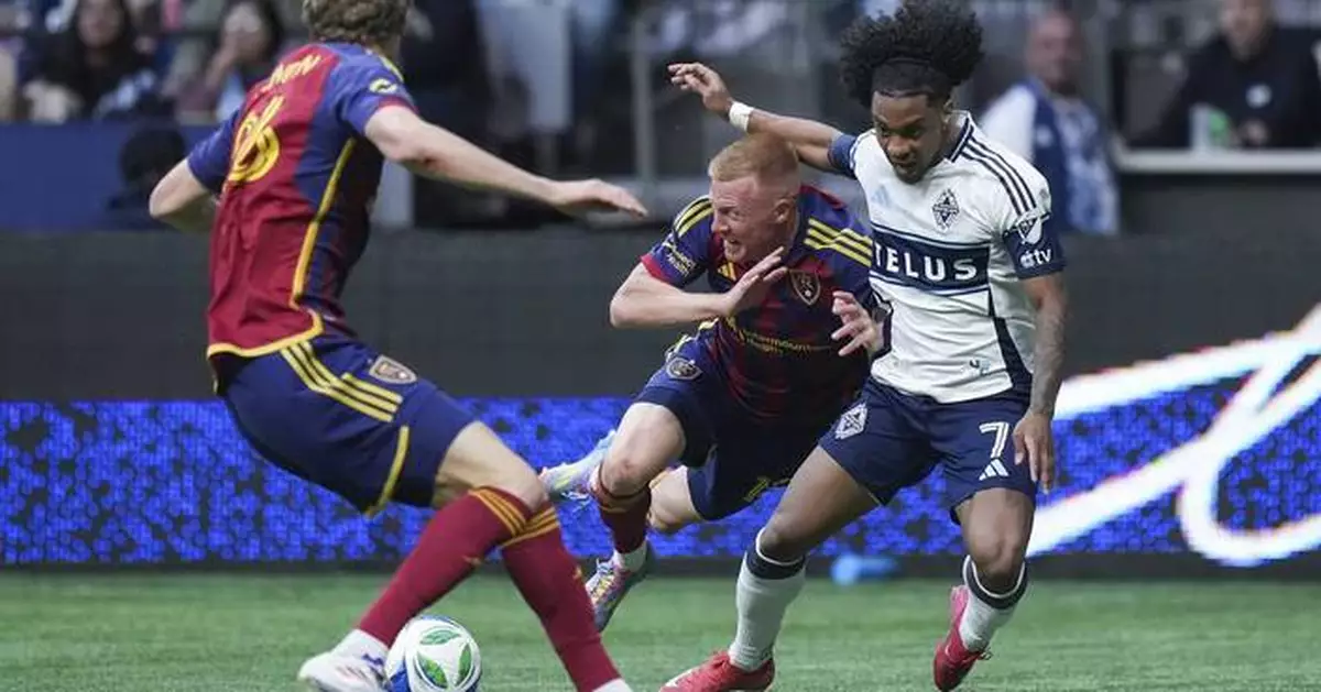 Nelson and Blackmon each score a goal for Whitecaps in 2-1 win over Real Salt Lake