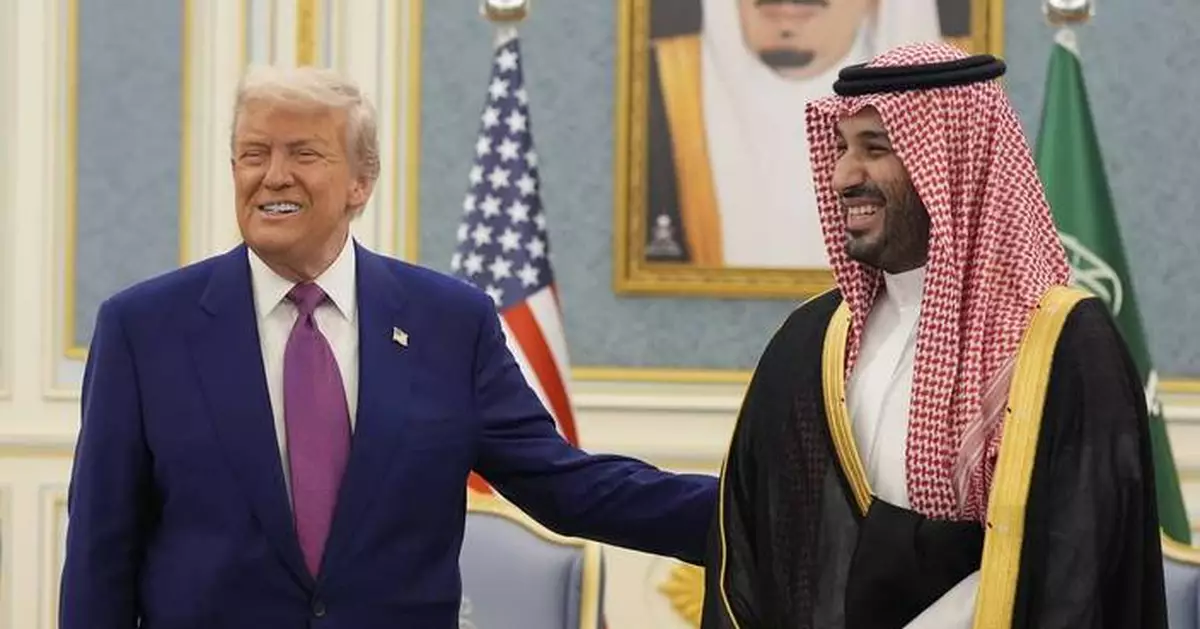 Golden swords and Arabian horses: Saudi Arabia's crown prince gives Trump a lavish royal welcome