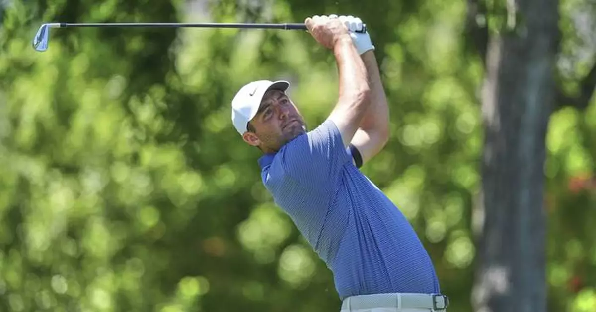 Scottie Scheffler matches PGA Tour 72-hole scoring record in 8-shot win at the Byron Nelson