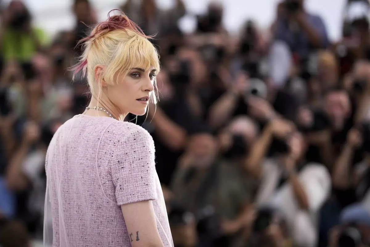 Director Kristen Stewart poses for photographers at the photo call for the film 'The Chronology of Water' at the 78th international film festival, Cannes, southern France, Friday, May 16, 2025. (Photo by Scott A Garfitt/Invision/AP)