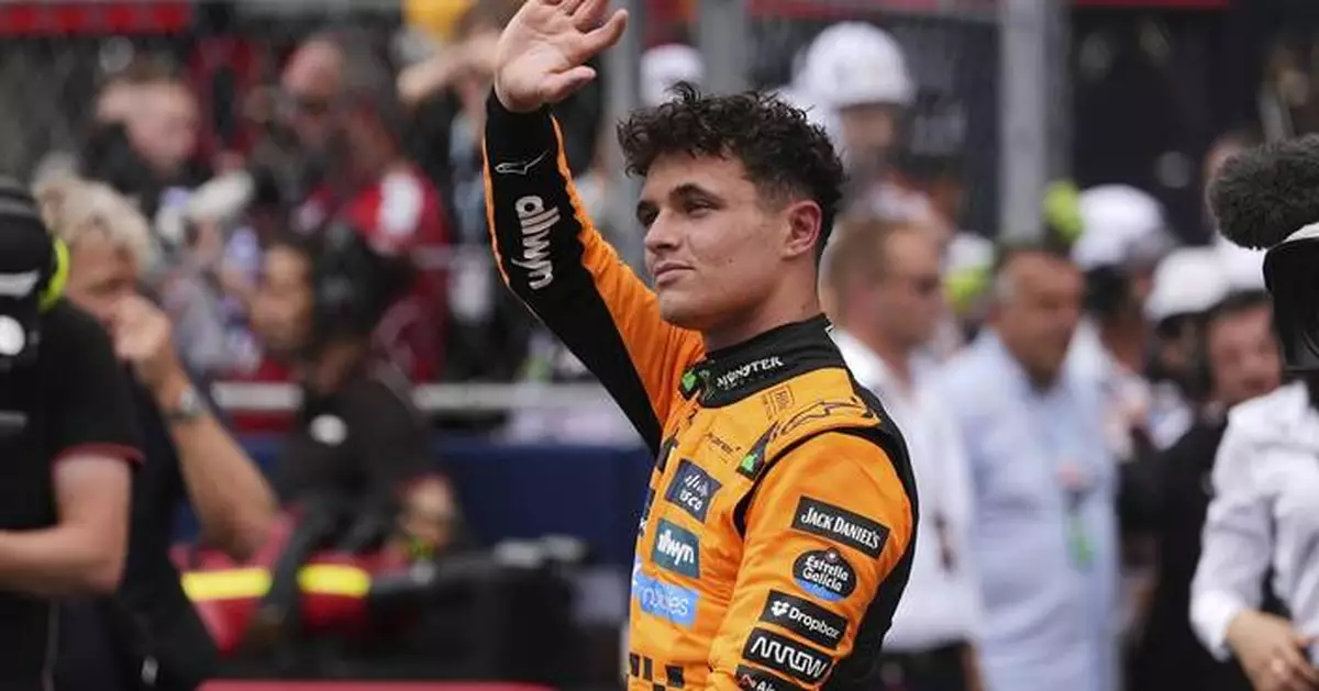 Lando Norris beats teammate Oscar Piastri in eventful sprint race at rainy Miami Grand Prix
