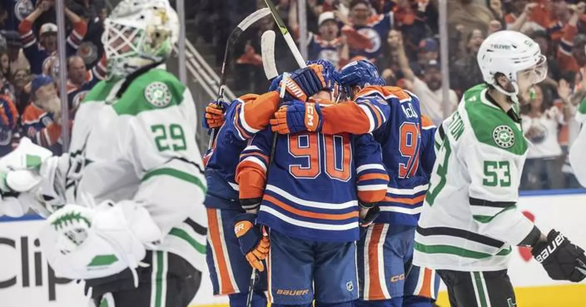 Oilers beat Stars 4-1, take a commanding 3-1 lead in Western Conference final series