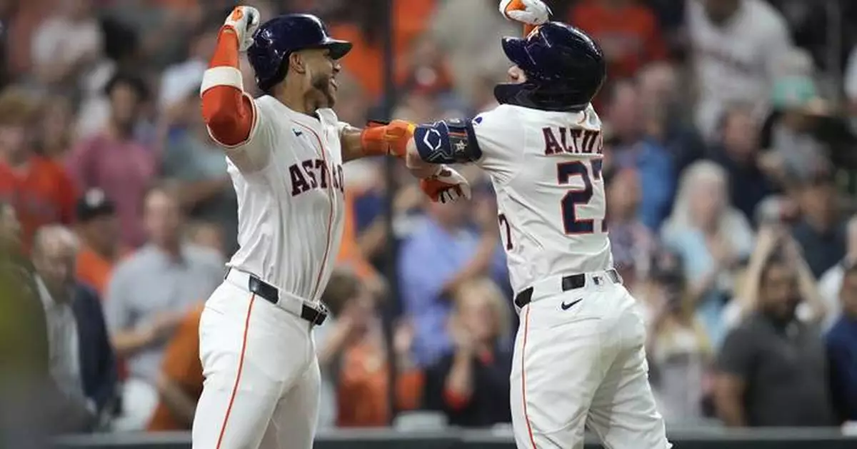 Altuve has 4 hits, 2 home runs, Astros win 11-1 and send A's to 12th loss in 13 games.