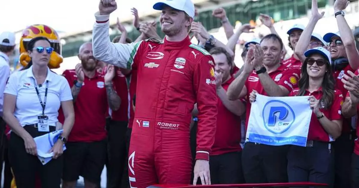 Israeli-born, Russia-raised Indy 500 pole winner Robert Shwartzman calls for peace around the world