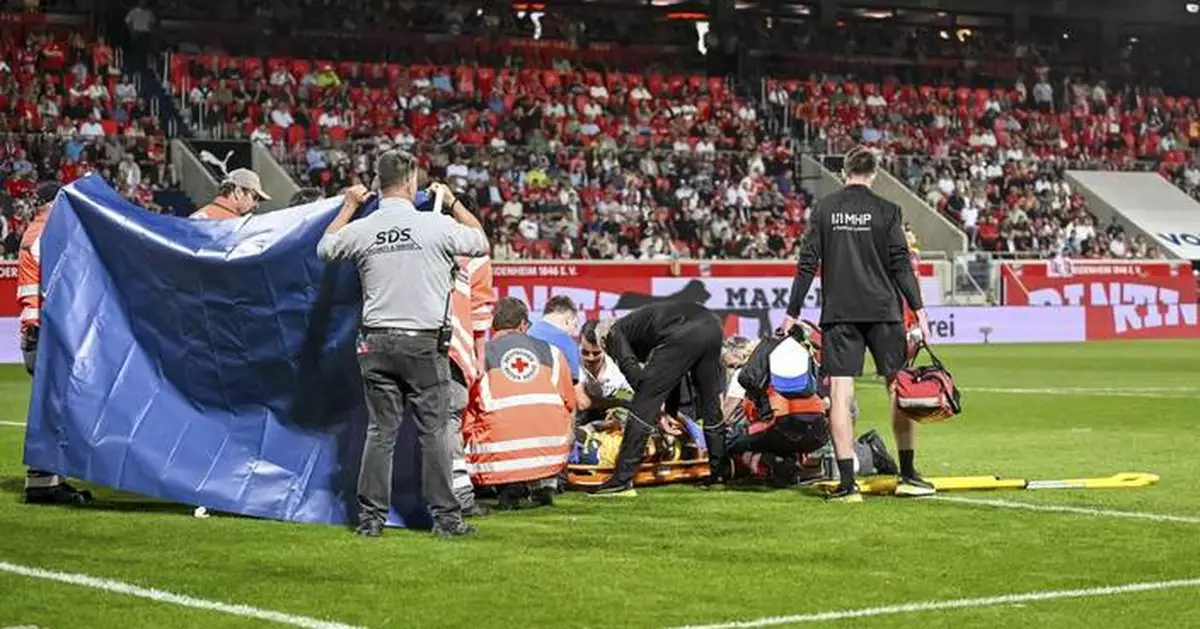 Bundesliga relegation battle leaves opposing players in hospital with serious injuries