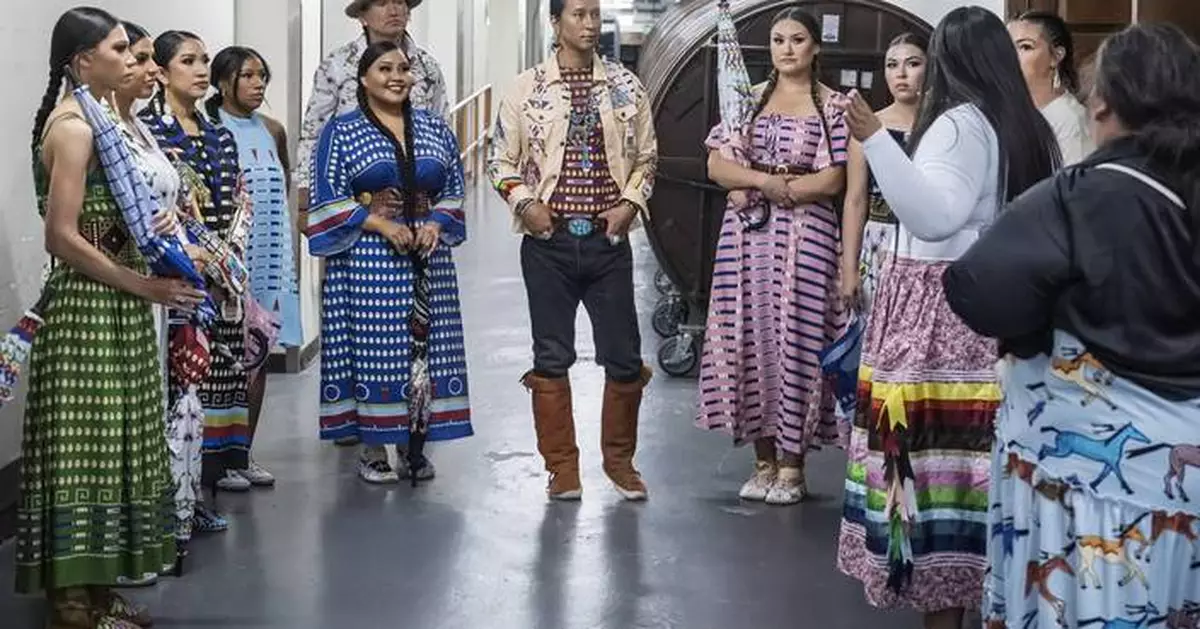 Indigenous fashion week in Santa Fe, New Mexico, explores heritage in silk and hides