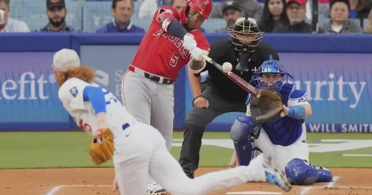 Kochanowicz limits Dodgers, and Angels turn 5 double plays in 6-2 win in Freeway Series opener