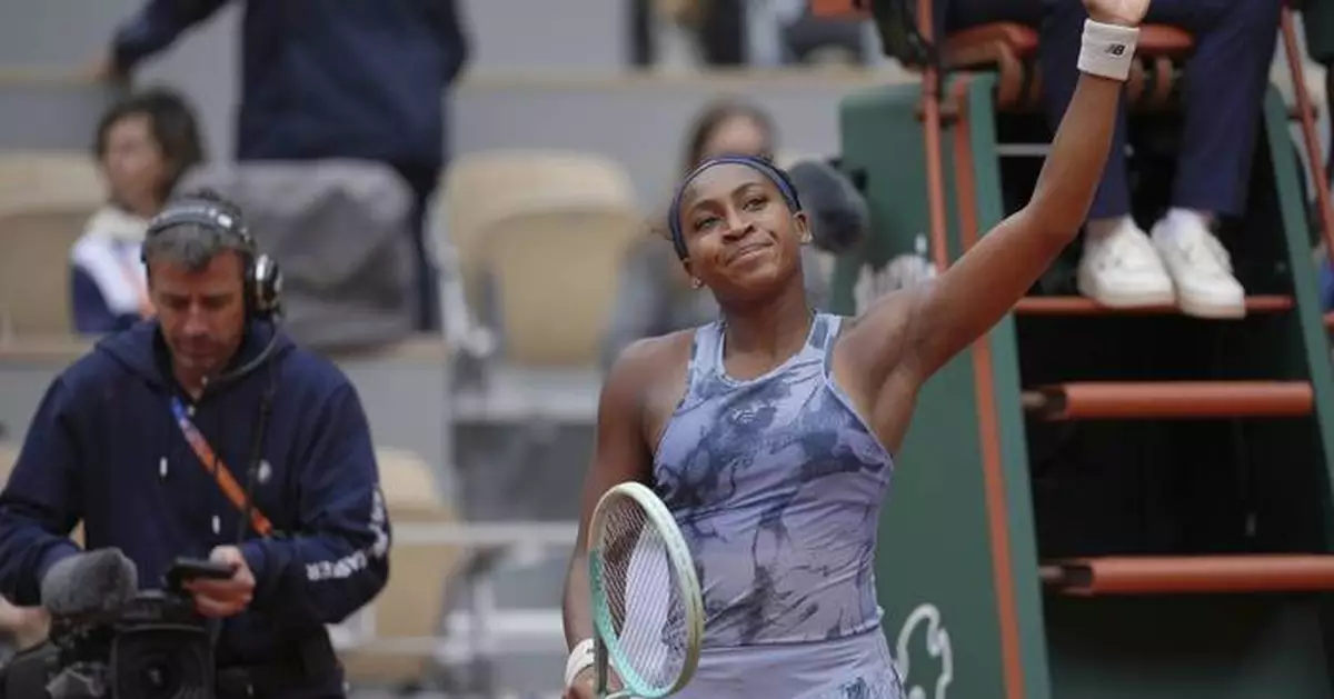 Coco Gauff jokes about forgotten rackets after opening win at French Open