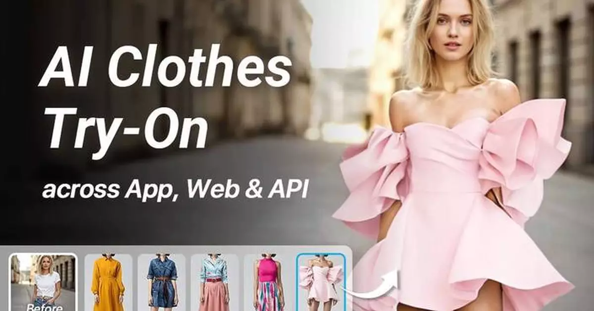 Available Now - Perfect Corp. Debuts New GenAI Clothes Virtual Try-On for Brand and Retailer Websites, Apps and API