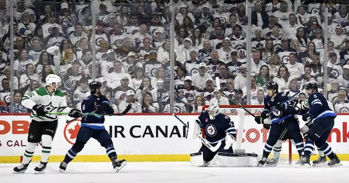 Mikko Rantanen has second straight hat trick as Stars beat Jets 3-2 in series opener