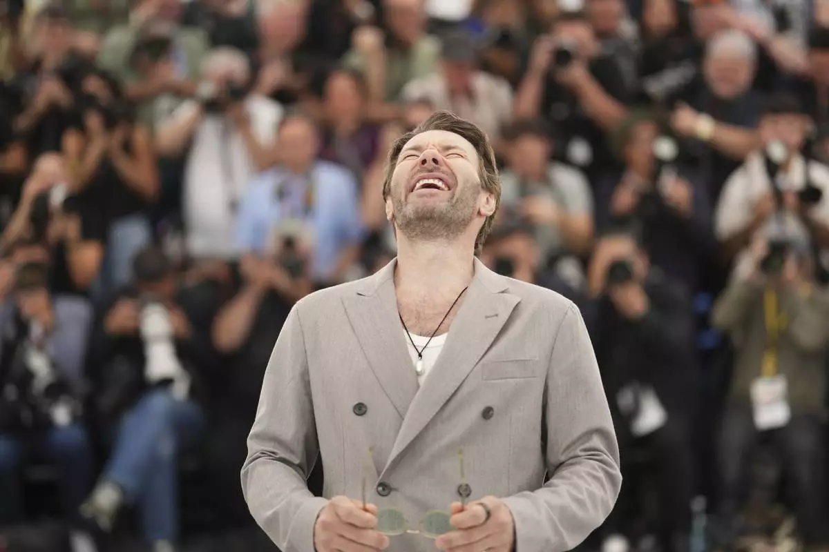 Joel Edgerton poses for photographers at the photo call for the film 'The Plague' at the 78th international film festival, Cannes, southern France, Friday, May 16, 2025. (Photo by Lewis Joly/Invision/AP)