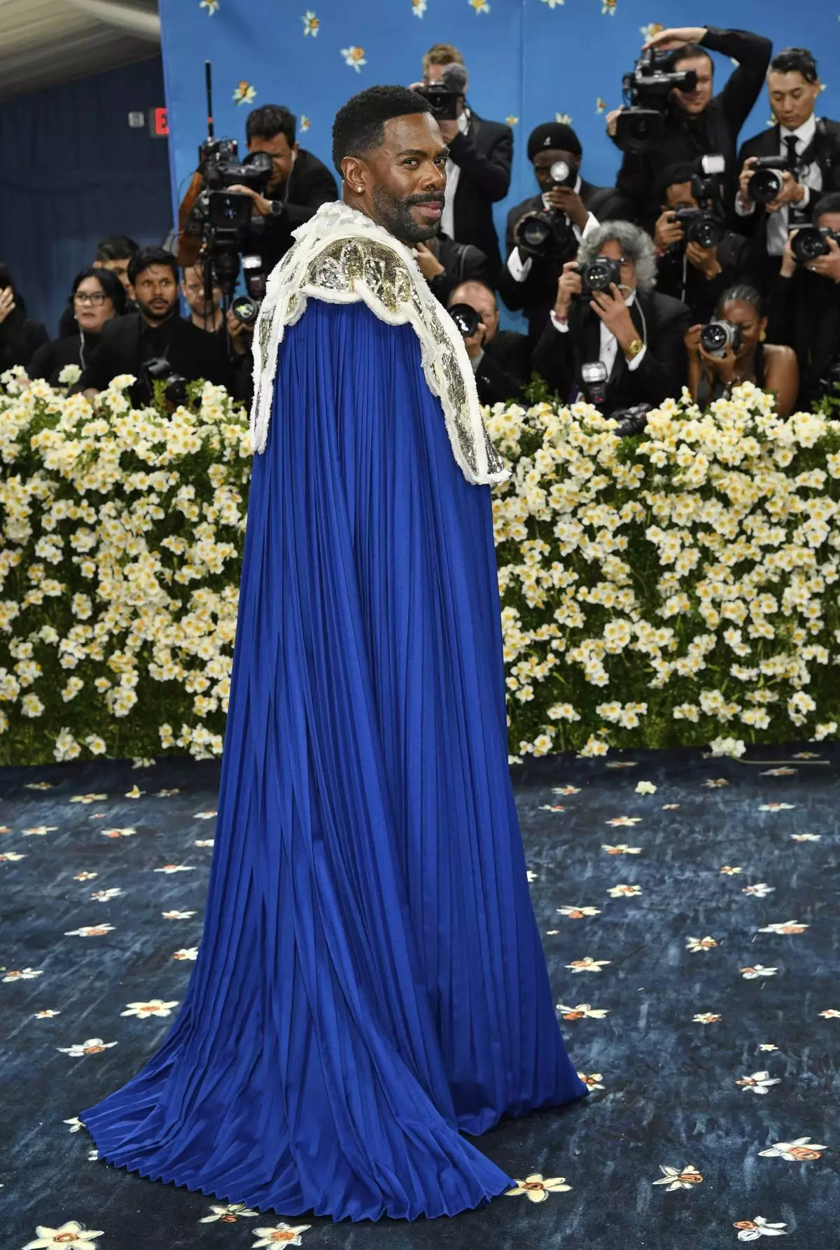 Colman Domingo attends The Metropolitan Museum of Art's Costume Institute benefit gala celebrating the opening of the "Superfine: Tailoring Black Style" exhibition on Monday, May 5, 2025, in New York. (Photo by Evan Agostini/Invision/AP)
