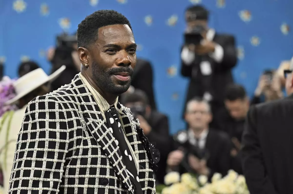 Colman Domingo attends The Metropolitan Museum of Art's Costume Institute benefit gala celebrating the opening of the "Superfine: Tailoring Black Style" exhibition on Monday, May 5, 2025, in New York. (Photo by Evan Agostini/Invision/AP)