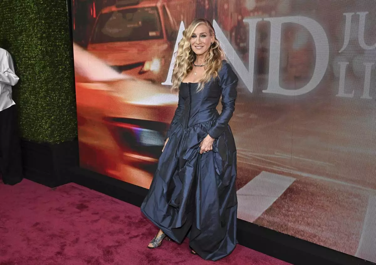 Sarah Jessica Parker attends the premiere of "And Just Like That..." Season 3 at the Crane Club on Wednesday, May 21, 2025, in New York. (Photo by Evan Agostini/Invision/AP)