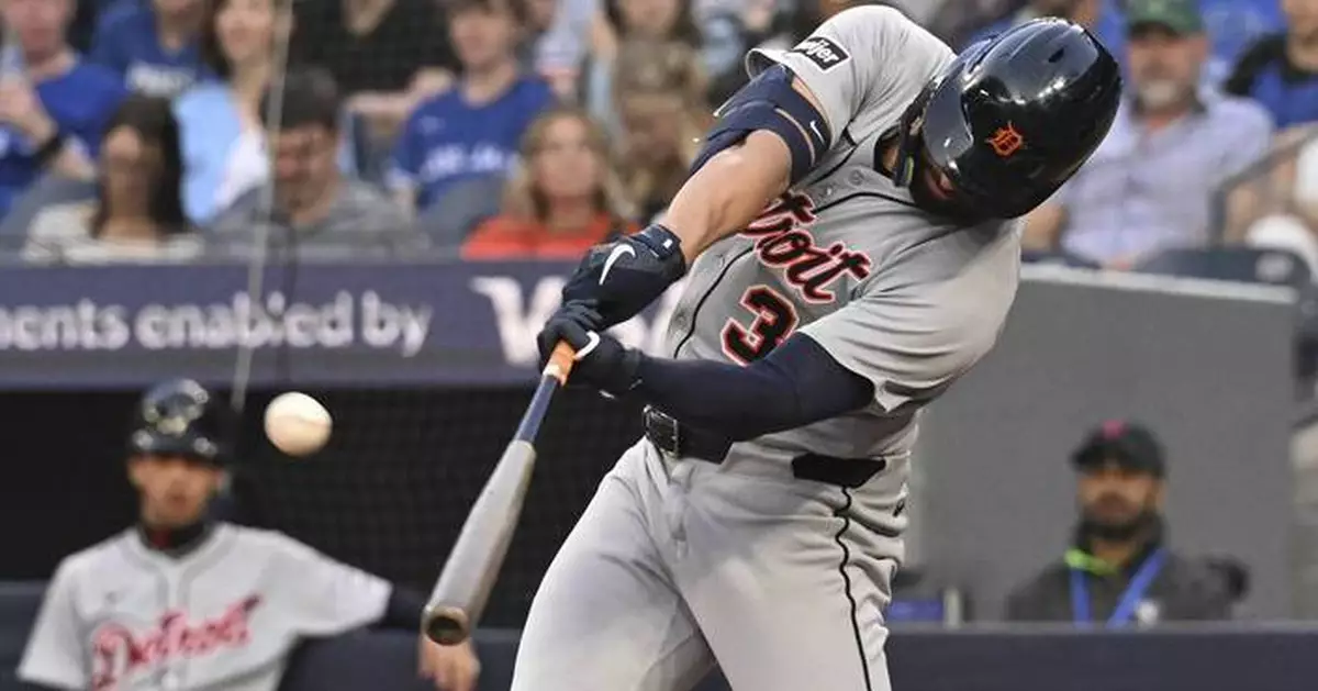 Riley Greene has 3 RBIs and Tigers beat Blue Jays 5-4 for 30th win of season