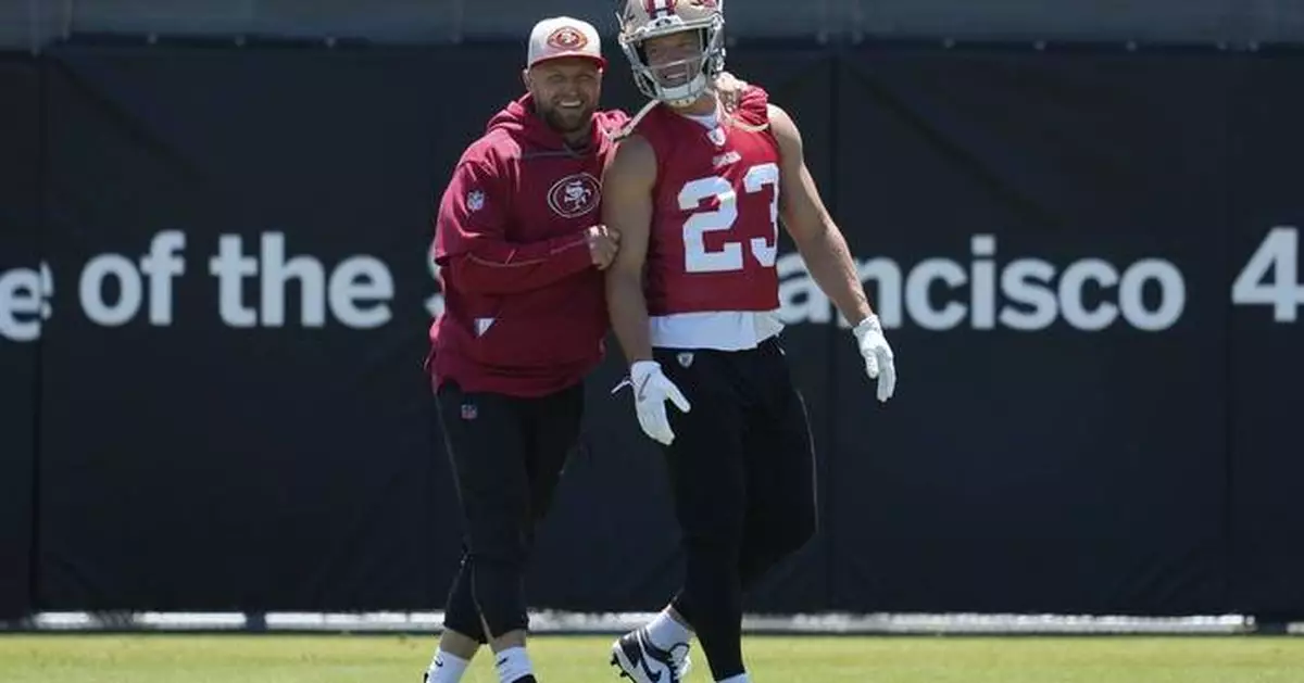 Christian McCaffrey returns to 49ers practice, showing no ill effects from injuries