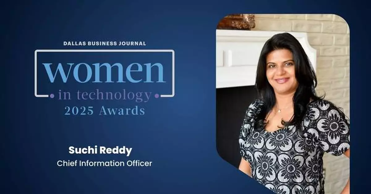 Visual Matrix’s Suchi Reddy Honored by the Dallas Business Journal’s 12th Annual Women in Technology Awards