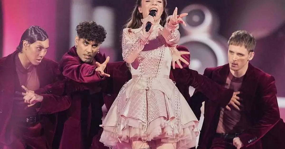AP PHOTOS: Moments from the Eurovision Finals