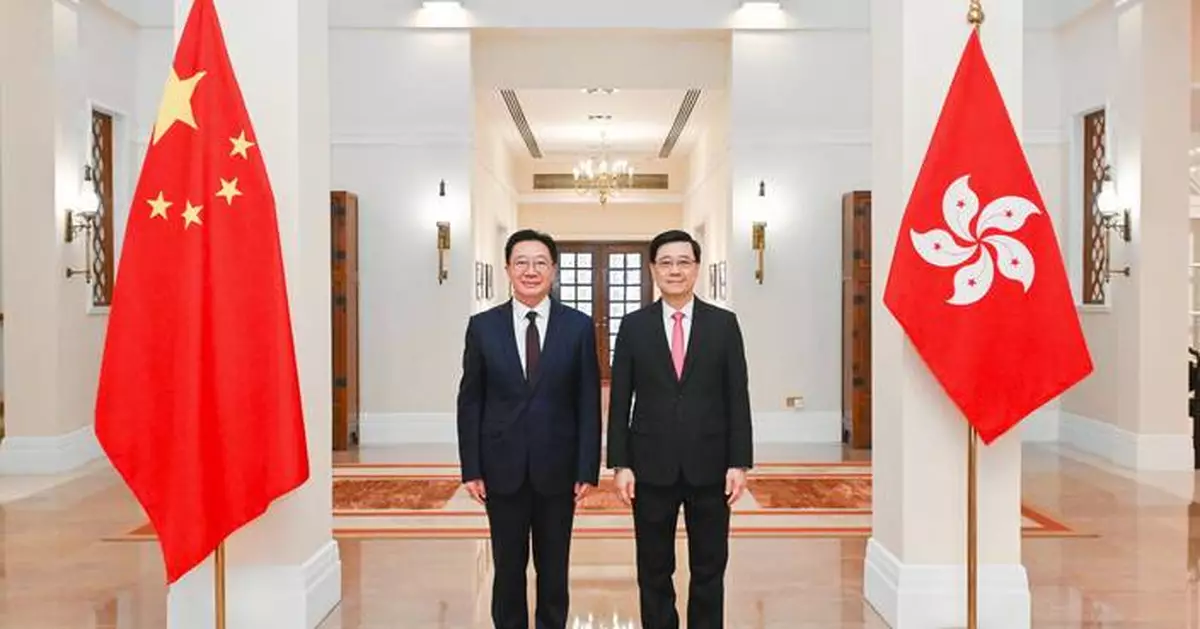 John Lee Welcomes New Liaison Office Director, Discusses Hong Kong's Path to Prosperity and Stability