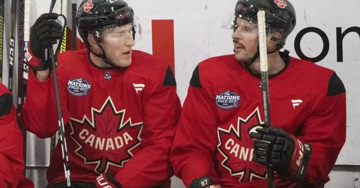 Crosby and MacKinnon back together for Canada at the ice hockey worlds after 10 years