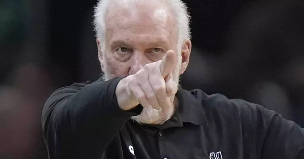 Some key moments in the career of San Antonio coach Gregg Popovich