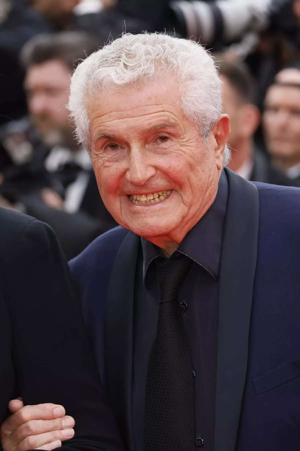 Claude Lelouch poses for photographers during the opening ceremony red carpet of the 78th international film festival, Cannes, southern France, Tuesday, May 13, 2025. (Photo by Joel C Ryan/Invision/AP)