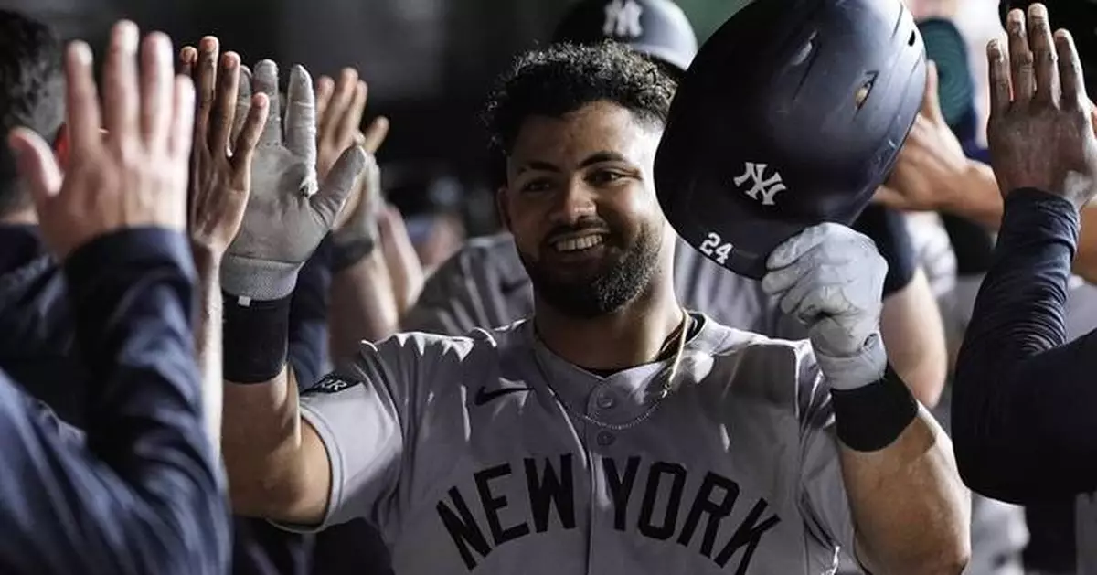 Jasson Dominguez hits 3 homers to lead the Yankees past the Athletics 10-2