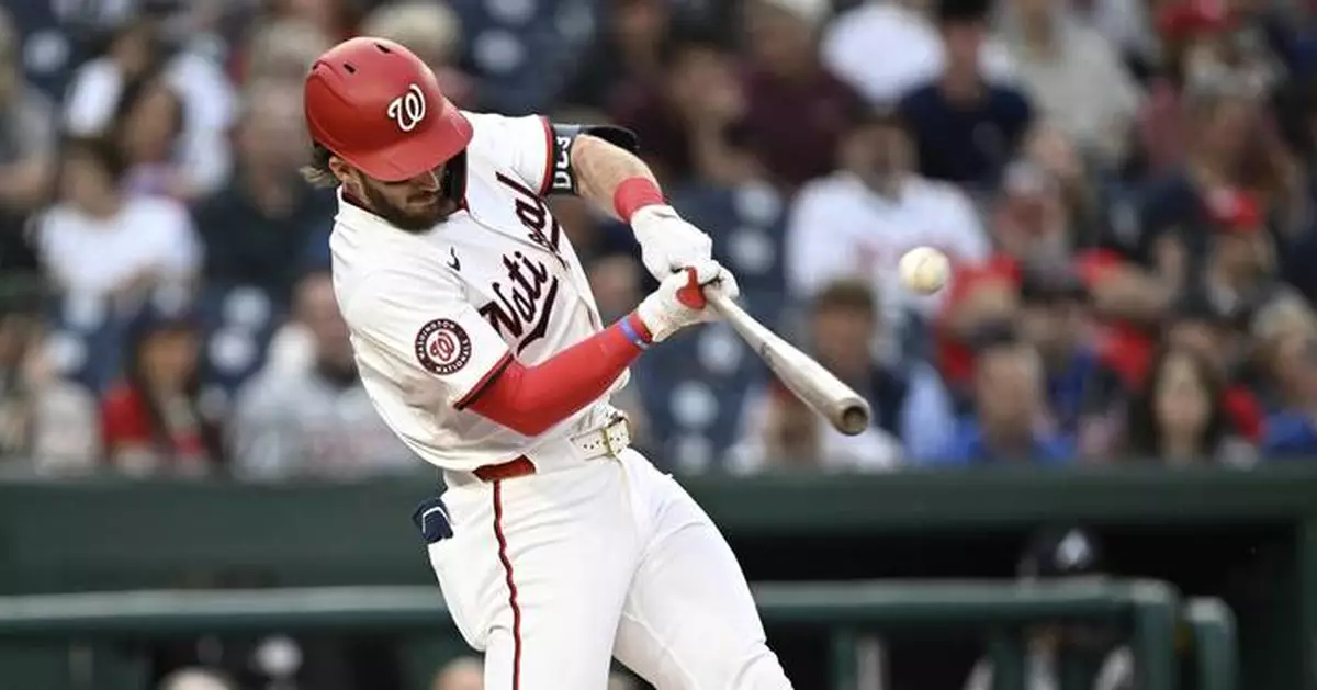 Rookie Dylan Crews hits tiebreaking HR before leaving game as Nationals top Braves 5-3