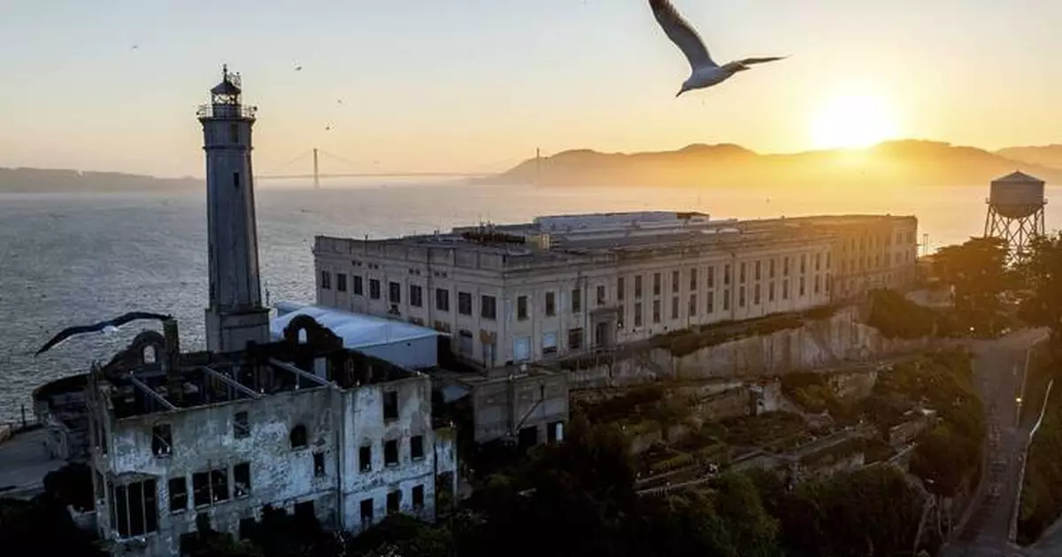 AP PHOTOS: Trump says he'll reopen Alcatraz