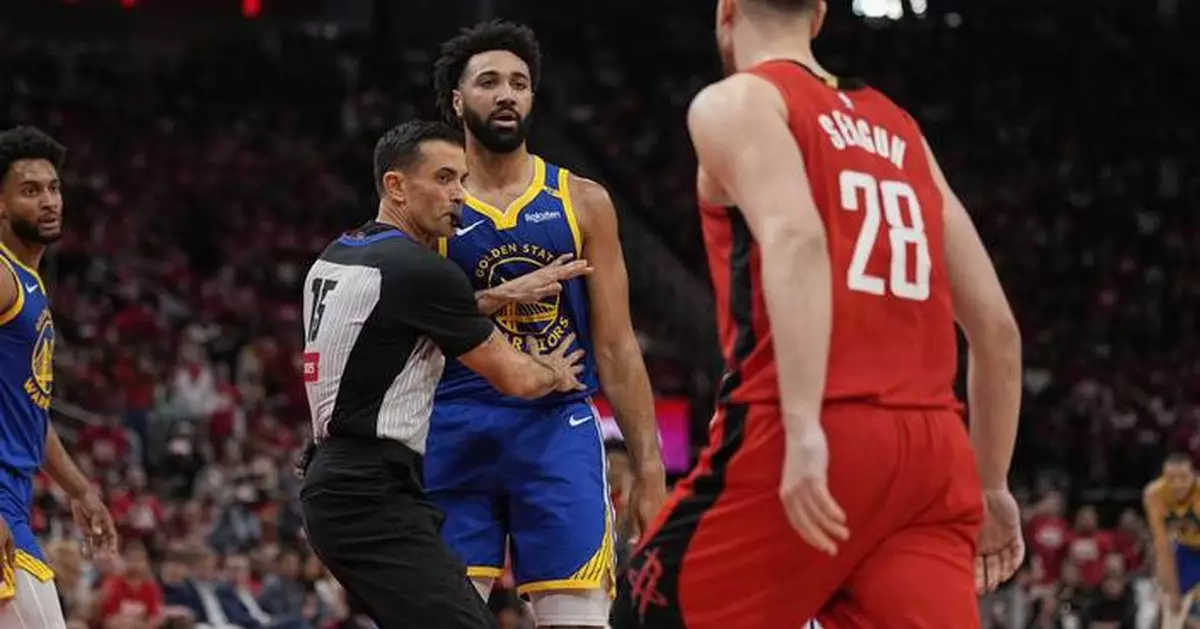 Warriors' Pat Spencer ejected against Rockets after headbutting Alperen Sengun