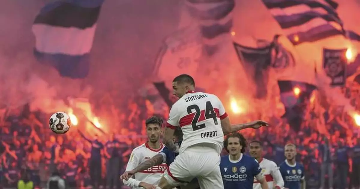 Ruthless Stuttgart beats Arminia Bielefeld 4-2 in German Cup final