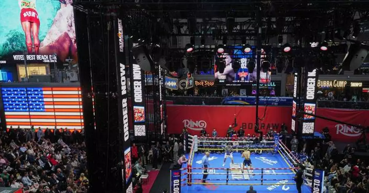Times Square boxing event ends in a stunner as Rolando Romero beats Ryan Garcia. Haney, Lopez win