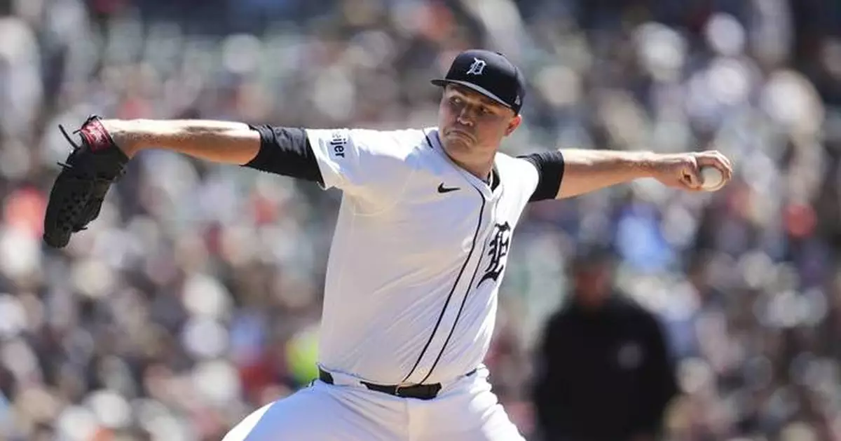 Skubal's 1st complete game and 5-run 4th inning help Tigers beat Guardians and avoid 4-game sweep