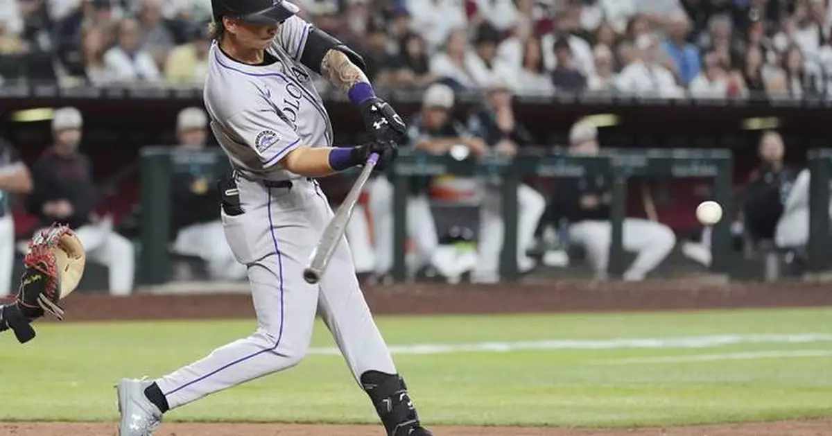 Beck homers twice and Tovar gets 5 hits as Rockies rally past Diamondbacks 14-12