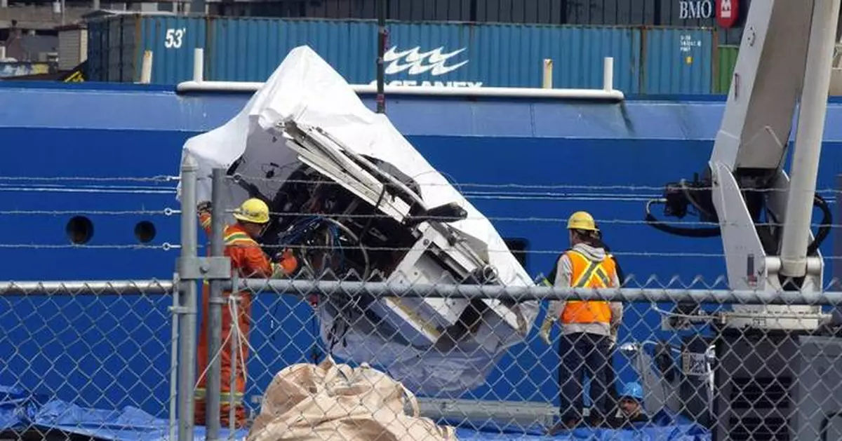 Vessel's implosion can be heard on new video from expedition to Titanic wreckage