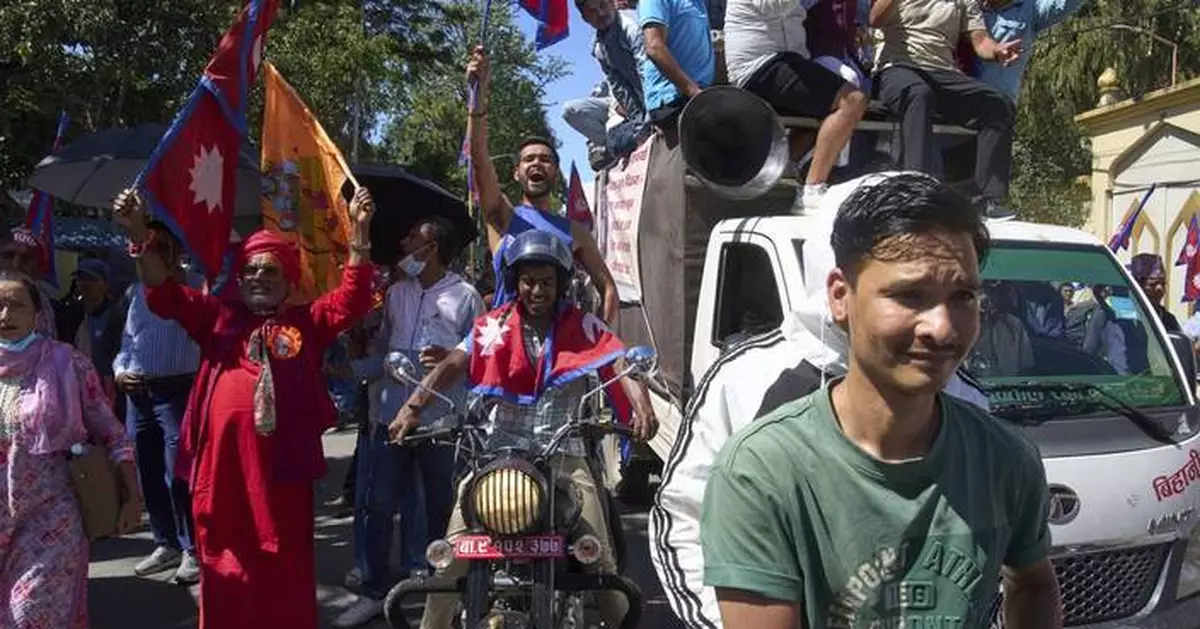 Tens of thousands demonstrate in Nepal seeking restoration of ousted monarchy
