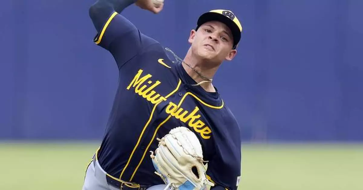 Brewers send RHP Tobias Myers to Triple-A Nashville and recall reliever Elvis Peguero