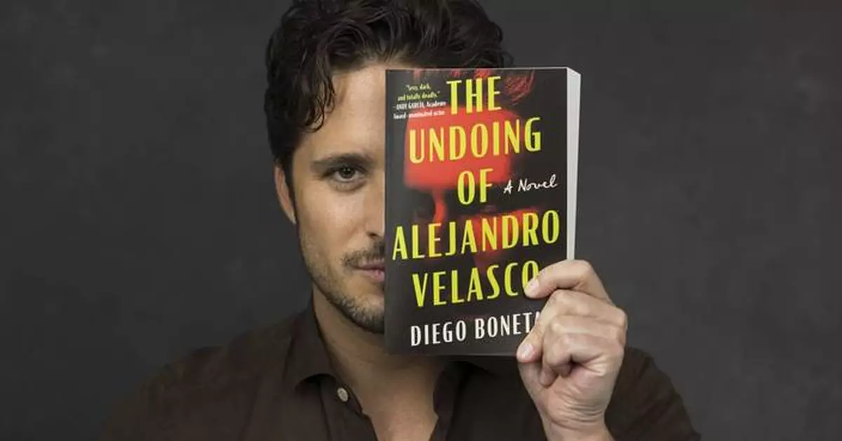 Actor Diego Boneta is trying something new with debut novel 'The Undoing of Alejandro Velasco'