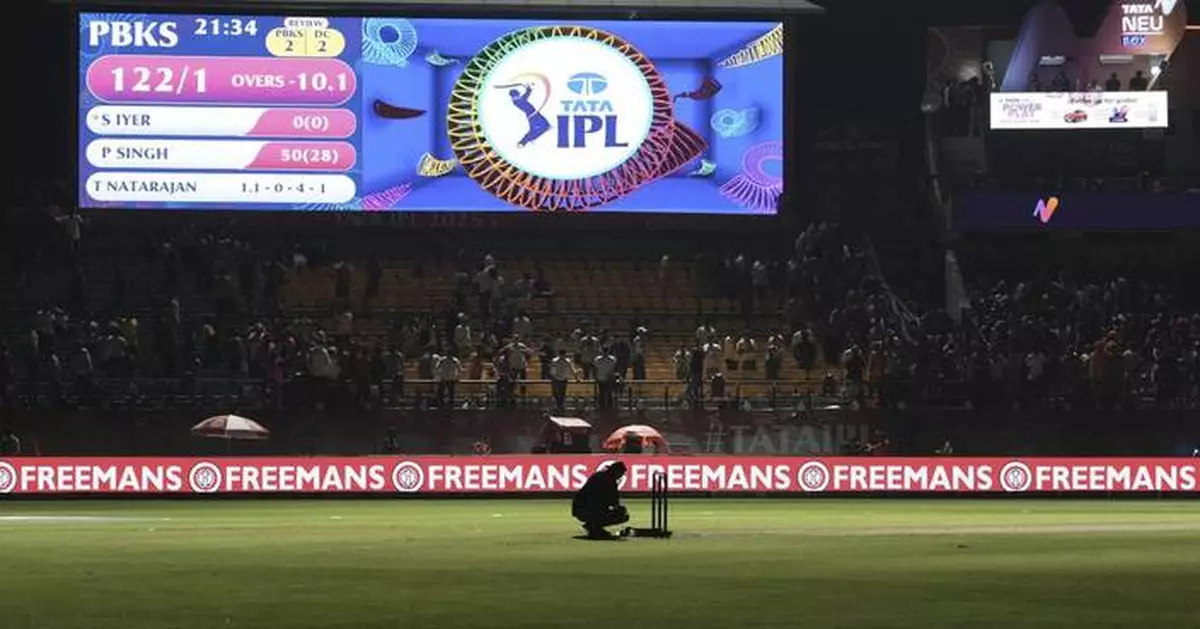 India suspends its top cricket tournament, the IPL, for a week amid military tensions with Pakistan