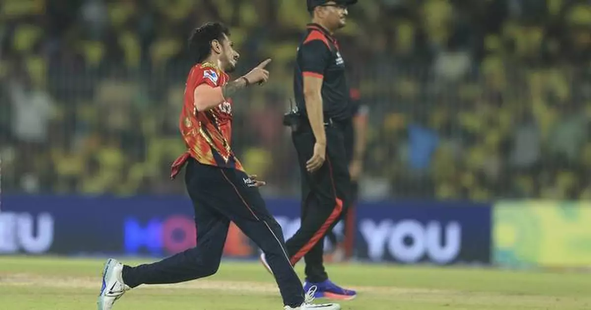 Chahal performs hat trick in Punjab win that ends Chennai's hopes of IPL playoffs