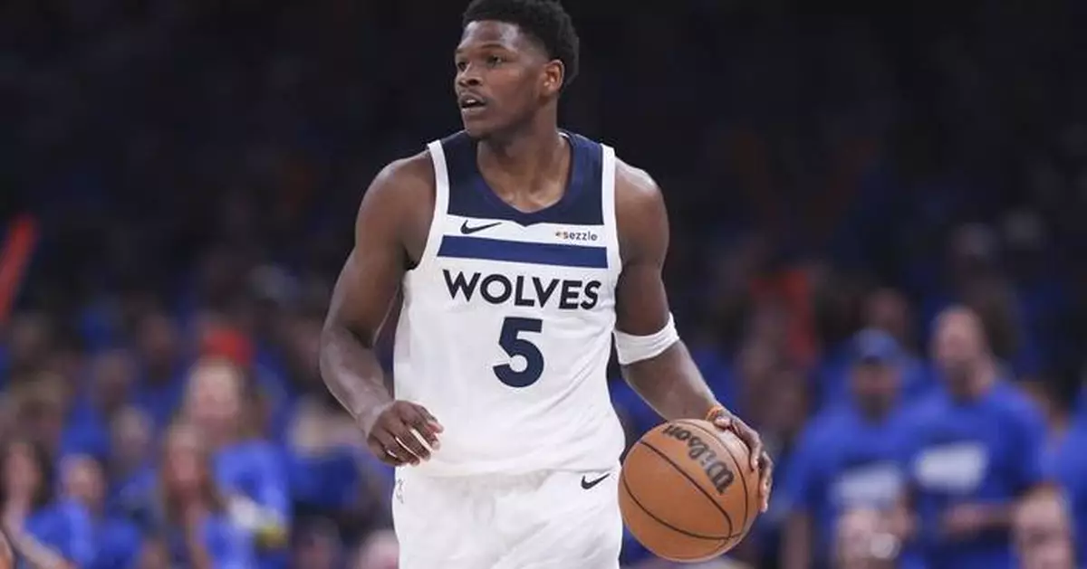 Edwards scores 32, but Thunder beat Timberwolves 118-103, go up 2-0 in Western Conference finals