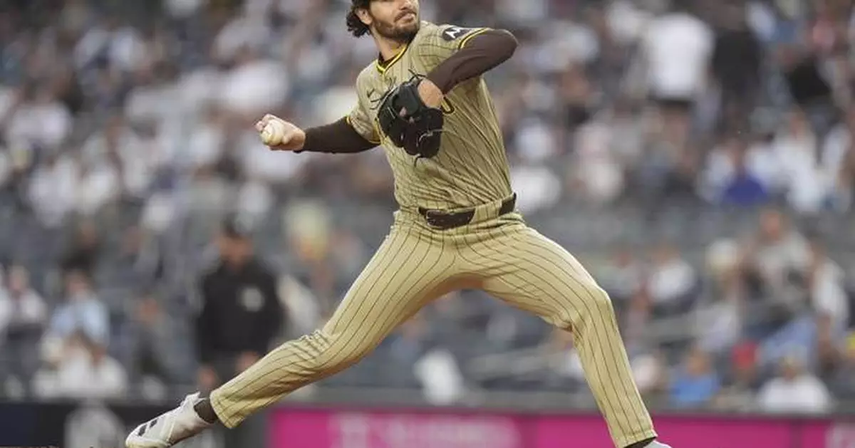 After losing no-hit bid in 7th inning, Padres pitcher Dylan Cease exits with forearm cramp
