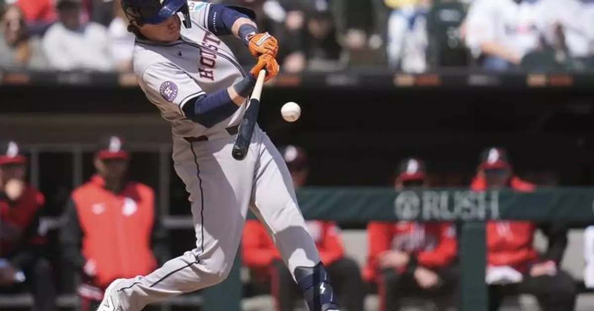 Meyers homers twice and drives in a career-high 7 as the Astros beat the White Sox 8-3